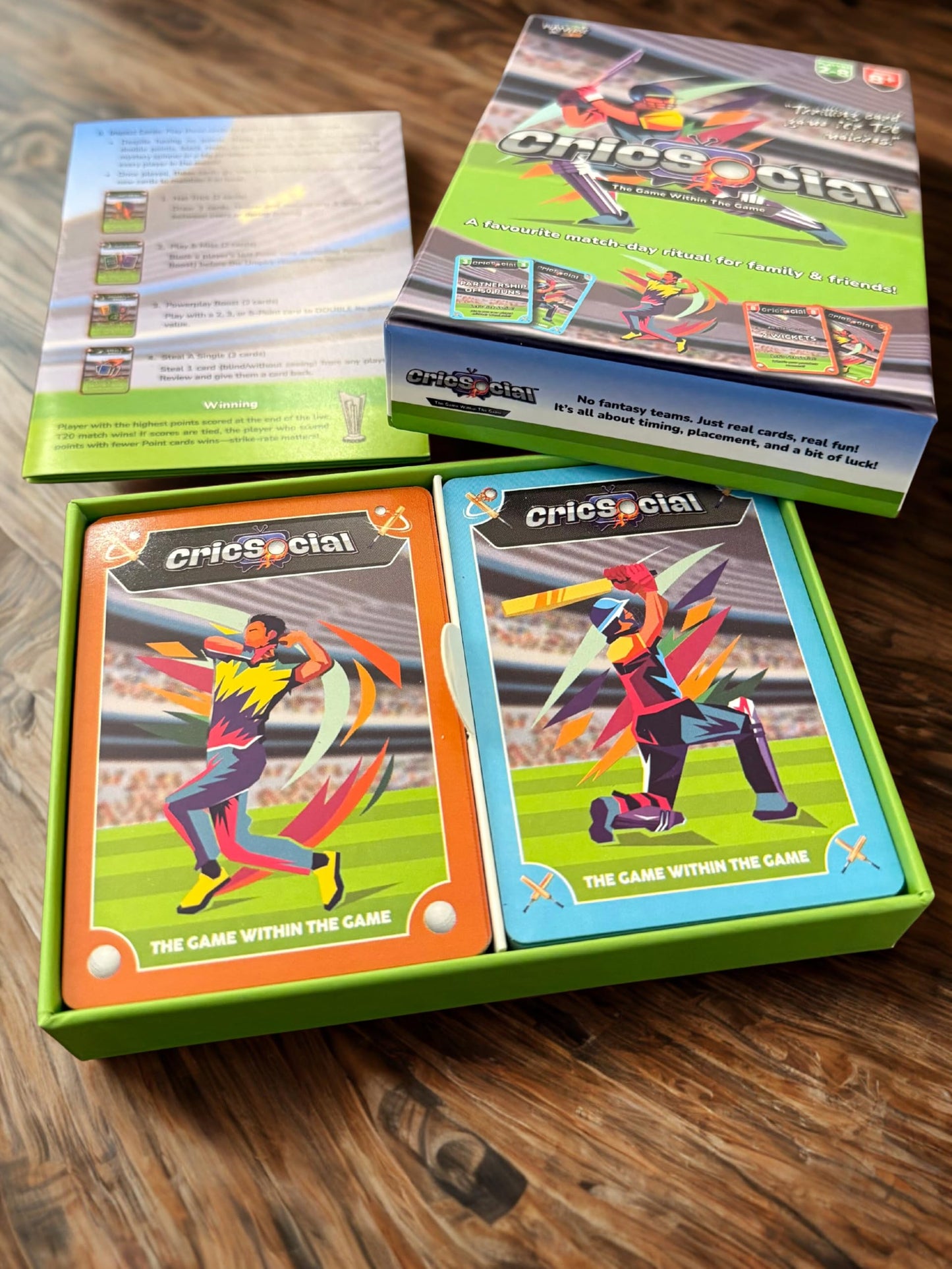 CricSocial™ - The Ultimate Cricket-Based Card Game
