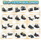 HISTOYE 51-in-1 Robot Building Kit for Kids Stem Building Toys Erector Set for Boys 8-12 Engineering Stem Projects Construction Building Blocks Toys