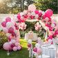 KADBANER White light pink rose red Latex Balloons,100 Pack 12 Inch