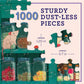 eeBoo Sorcerer's Den 1000 Piece Square Jigsaw Puzzle, 23" x 23"