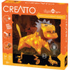 Creatto Luminous Lion & Serengeti Sidekicks Light-Up 3D Puzzle Kit | Includes Creatto Puzzle Pieces to Make Your Own Illuminated Craft Creations | DIY