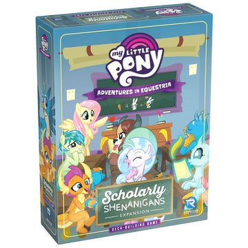 Renegade Game Studios My Little Pony Deck-Building Game Expansion: Scholarly Shenanigans with 85 New Cards, Cooperative Gameplay, Ages 14+, one