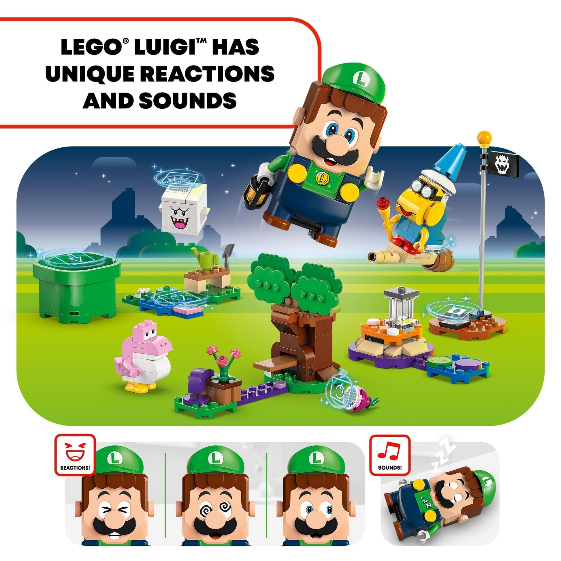 LEGO Super Mario Super Mario Adventures with Interactive Luigi Toy - Building Toys for Kids, Boys & Girls, Ages 6+ - Nintendo Birthday Gift Idea