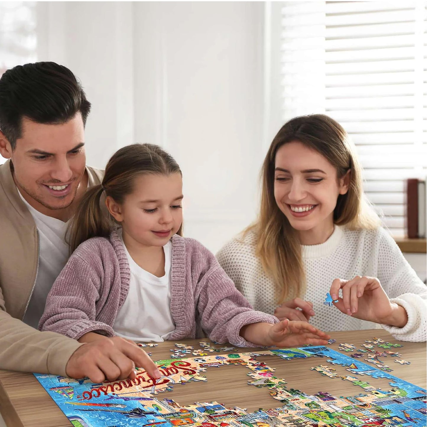 Boardwalk Puzzles San Francisco Bay, 1000 Piece Jigsaw Puzzle for Adults, 19¼ x 26? Inches, Made in USA