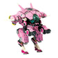 Overwatch D.VA's Meka 3D Wood Puzzle & Model Figure Kit (149 Pcs) with Poster - Build & Paint a 3-D Video Game Replica Toy, No Glue Required
