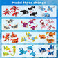 ZIYOSTAR 12 Packs 36 Kinds of Marine Animals Building Blocks Toy, DIY Marine Animals Building Blocks Sets for Classroom Prizes Toy,Birthday Favors