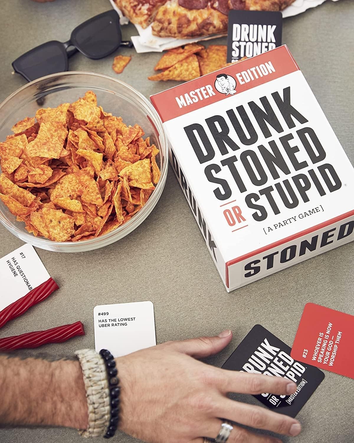 Drunk Stoned or Stupid *Master Edition* | Card Game with 550 Prompt Cards