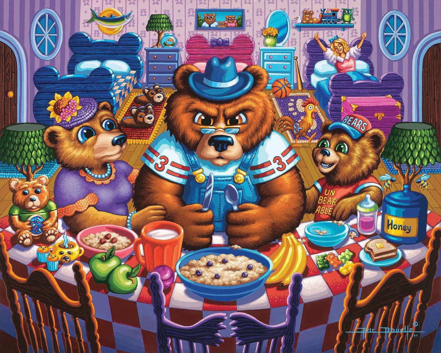 Dowdle Jigsaw Puzzle - The Three Bears - 500 Piece