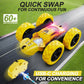 QUNREDA Remote Control Car,RC Car Toys for 6-12 Year Old Boys, Off Road RC Stunt Car 4WD 360° Rotating Remote Control Car for Kids, Boys Girls Gifts