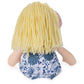GUND Baby Toddler Doll Plush Blonde, Blue Floral Dress, 8"
