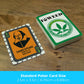 AQUARIUS Weed Playing Cards - Weed Themed Deck of Cards for Your Favorite Card Games - Weed Merchandise & Collectibles - Poker Size with Linen Finish