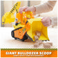 Rubble & Crew, Bark Yard Deluxe Bulldozer Construction Truck Toy with Lights, Sounds & Rubble Action Figure, Kids Toys for Boys & Girls Ages 3+