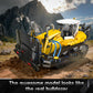 Mould King 19019 Bulldozer Building Kit with Pneumatic Cylinders, Excavator Construction Engineering Toy for Adults, Buildable Creative Model as
