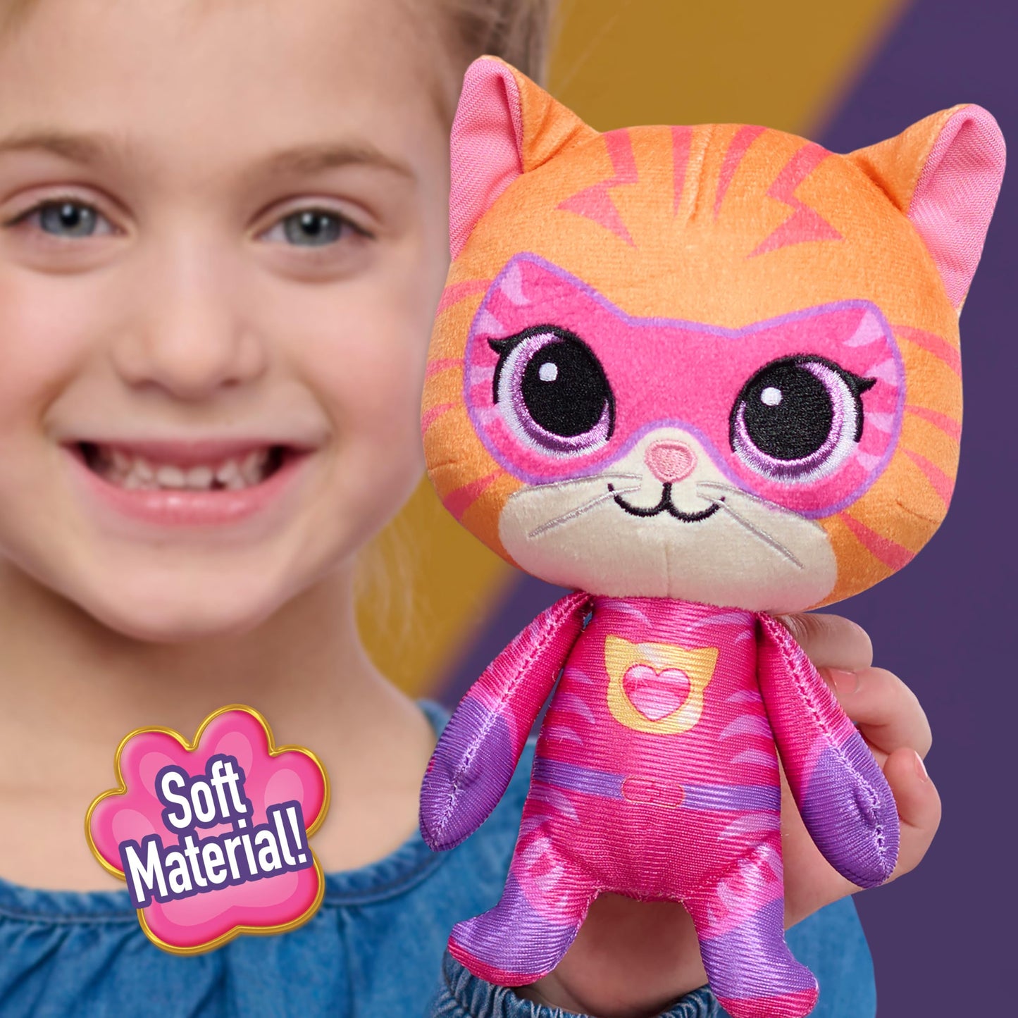 Disney Jr. SuperKitties Ginny Small Plush, Su-Purr Wild Stuffed Animal