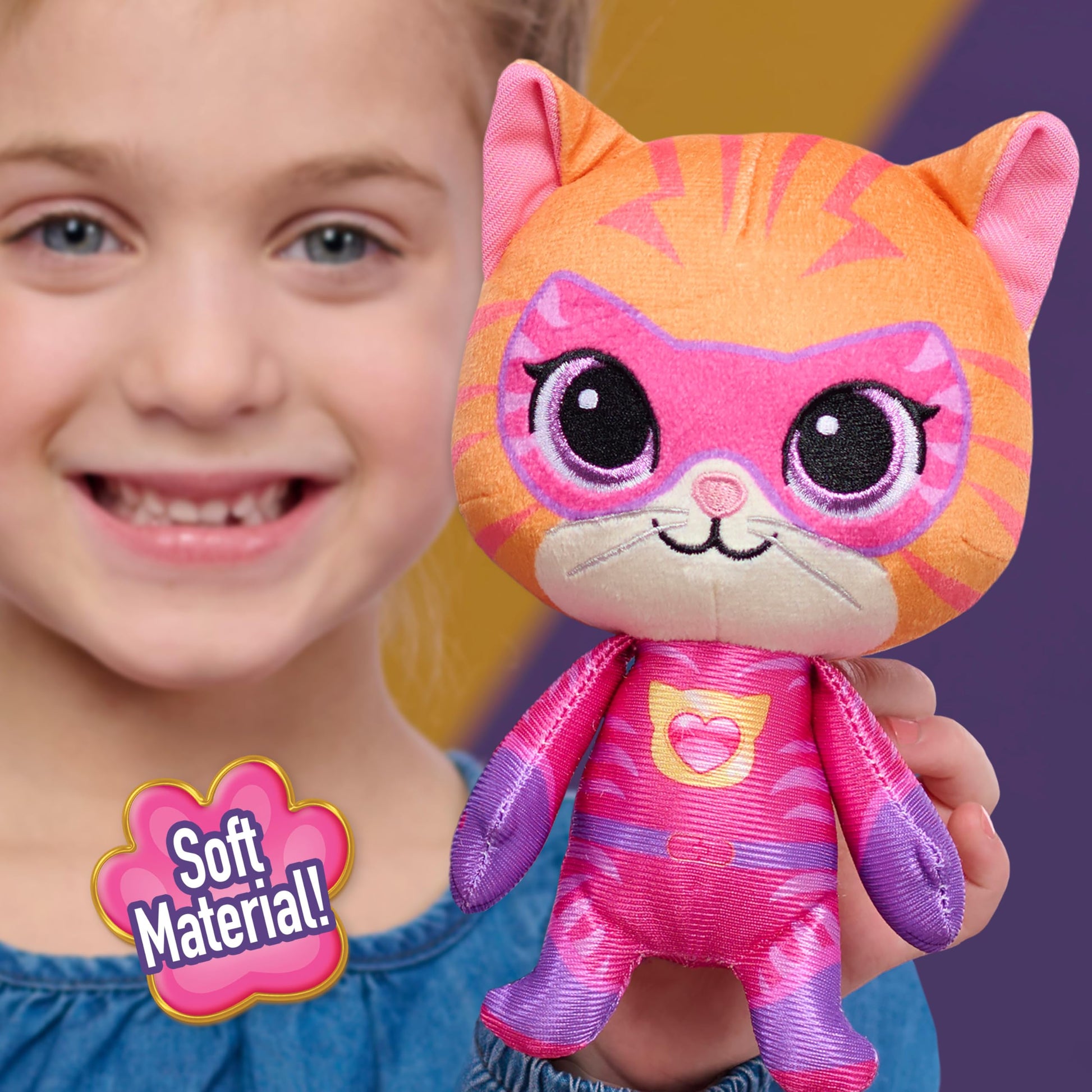 Disney Jr. SuperKitties Ginny Small Plush, Su-Purr Wild Stuffed Animal
