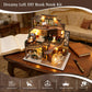 DIY Miniature House Kit, DIY Book Nook with LED Light | 3D Puzzles for Adults and Teens, Tiny House Building Kits for Bookshelf Decor, Creative Gift