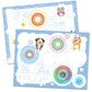 Spirograph Cyclex Set Bluey Drawing Kit, Arts and Crafts, Bluey Toys, Art Supplies, Stickers for Kids, Spiral Art, Markers, Design Sheet Included