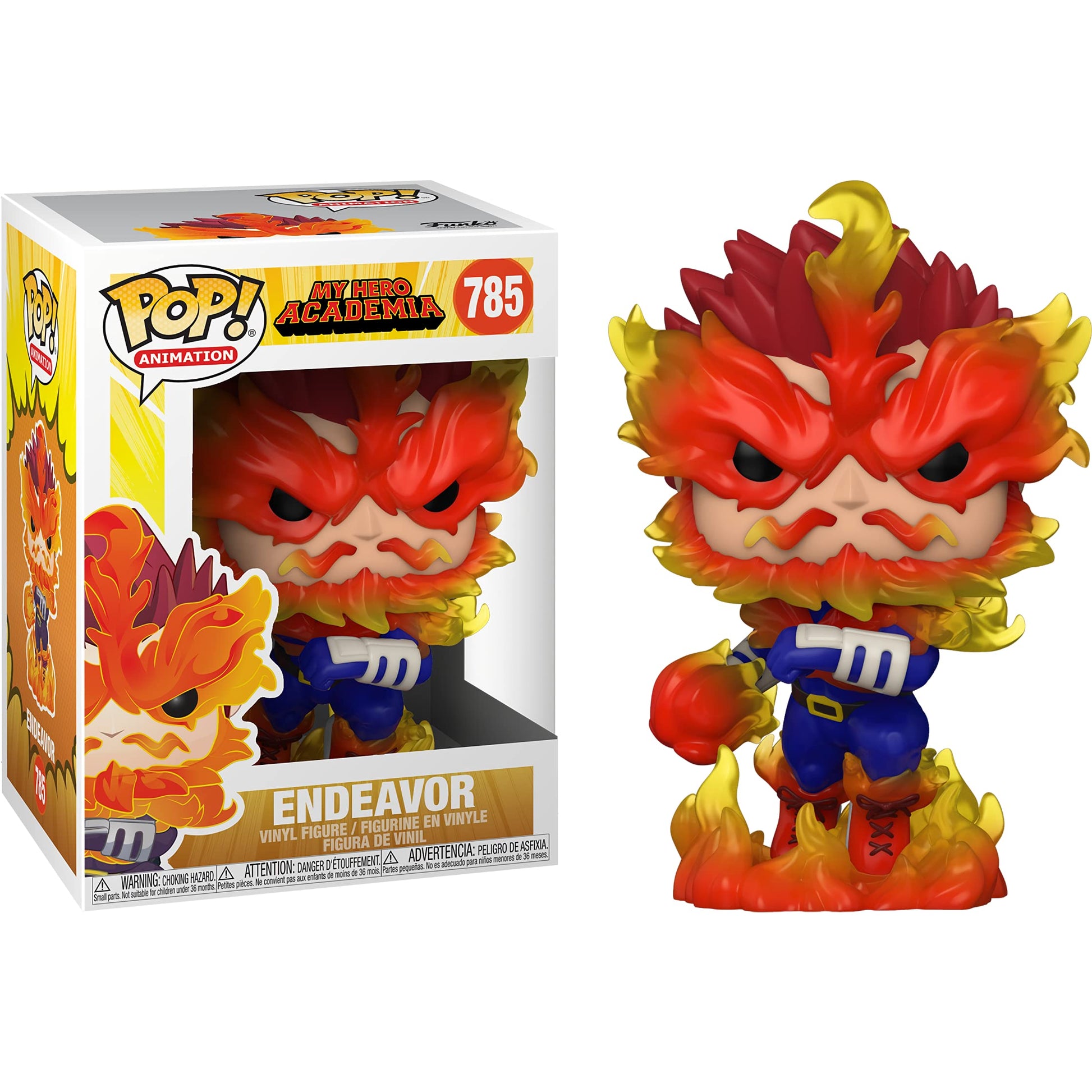 Endeavor: Fun ko P o p ! Animation Vinyl Figurine Bundle with 1 Compatible 'ToysDiva' Graphic Protector (785-48470 - B)
