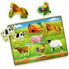 Big Discoveries Wooden Puzzle - Animal Wood Puzzles for Toddlers 2+ Years Old | Montessori Learning Puzzles for Kids - Great for Preschool Aged Boys