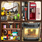 ROKAFU Magic Shop Building Block Set, Magic Shop Building Kit Playset, Wizard Shop Building Set 2-in-1 Playset, Xmas Gift for Ages 12 +, Wizard Gift