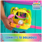 DreamWorks GABBY'S Dollhouse, Cakey’s Fruit Smoothie Balcony Playset, 8-Pcs with Toy Figures, Dollhouse Accessories & Sensory Play, Kids Toys