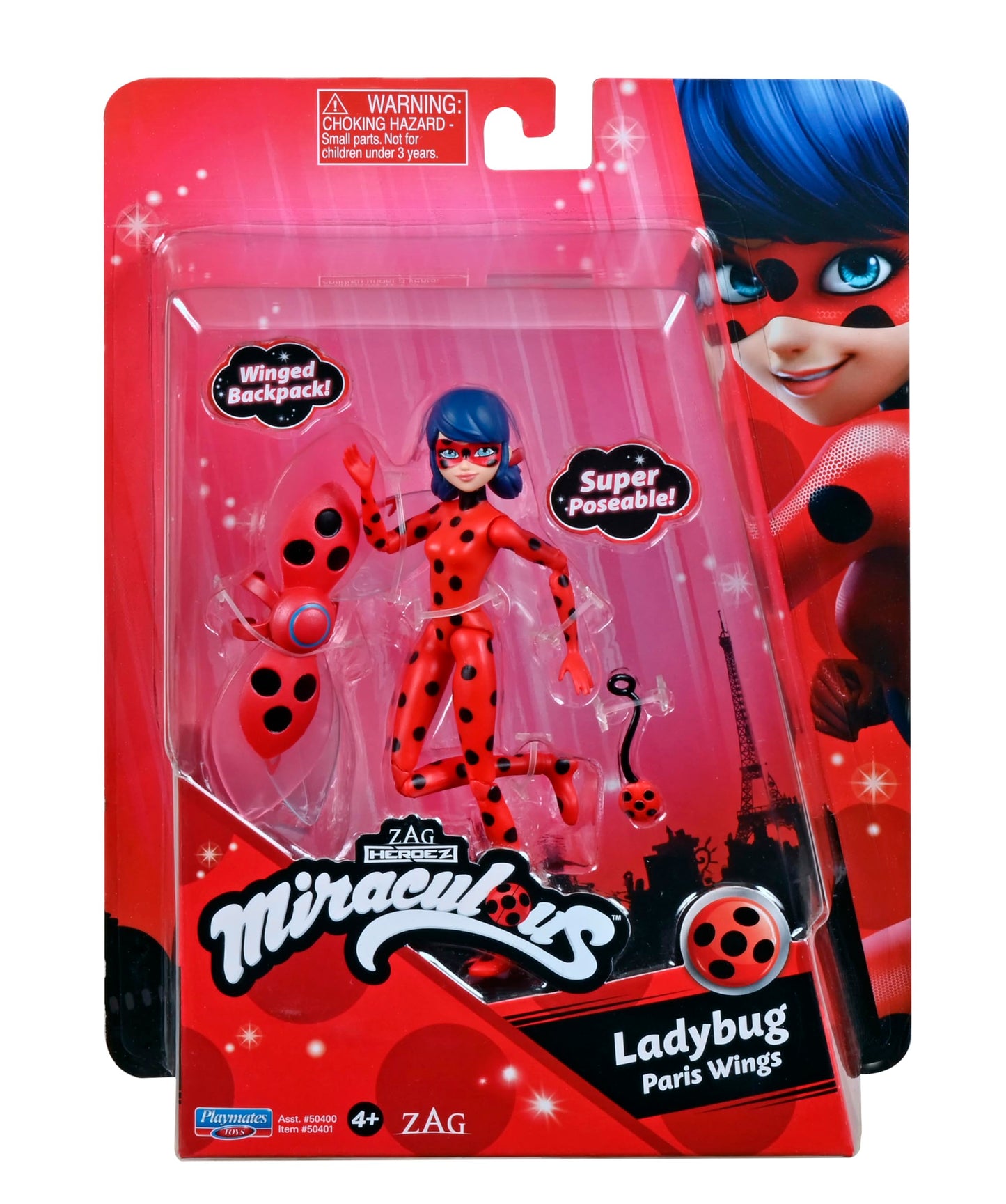 Miraculous Ladybug Paris Wings Doll