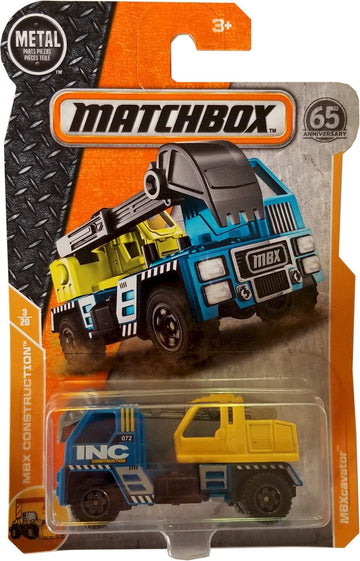 Matchbox - 2018 MBX Construction 3/20 MBXcavator, 33/125