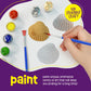 Dan&Darci Kids Sea Shell Painting Kit - Arts & Crafts for Kids - Gifts for Boys and Girls Ages 6-8, 8-12 - Craft Activities Kits - Creative Art