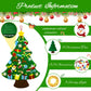 Flechllary 3ft DIY Felt Christmas Tree for Toddlers, Set Plus Snowman Advent Calendar with 33 Removable Ornaments, Wall Hanging Xmas Gift for Kids