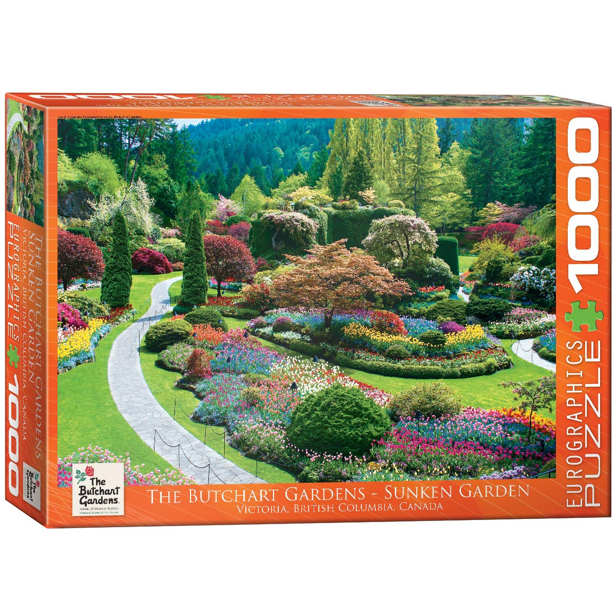 EuroGraphics Butchart Gardens - Sunken Garden Jigsaw Puzzle (1000-Piece)