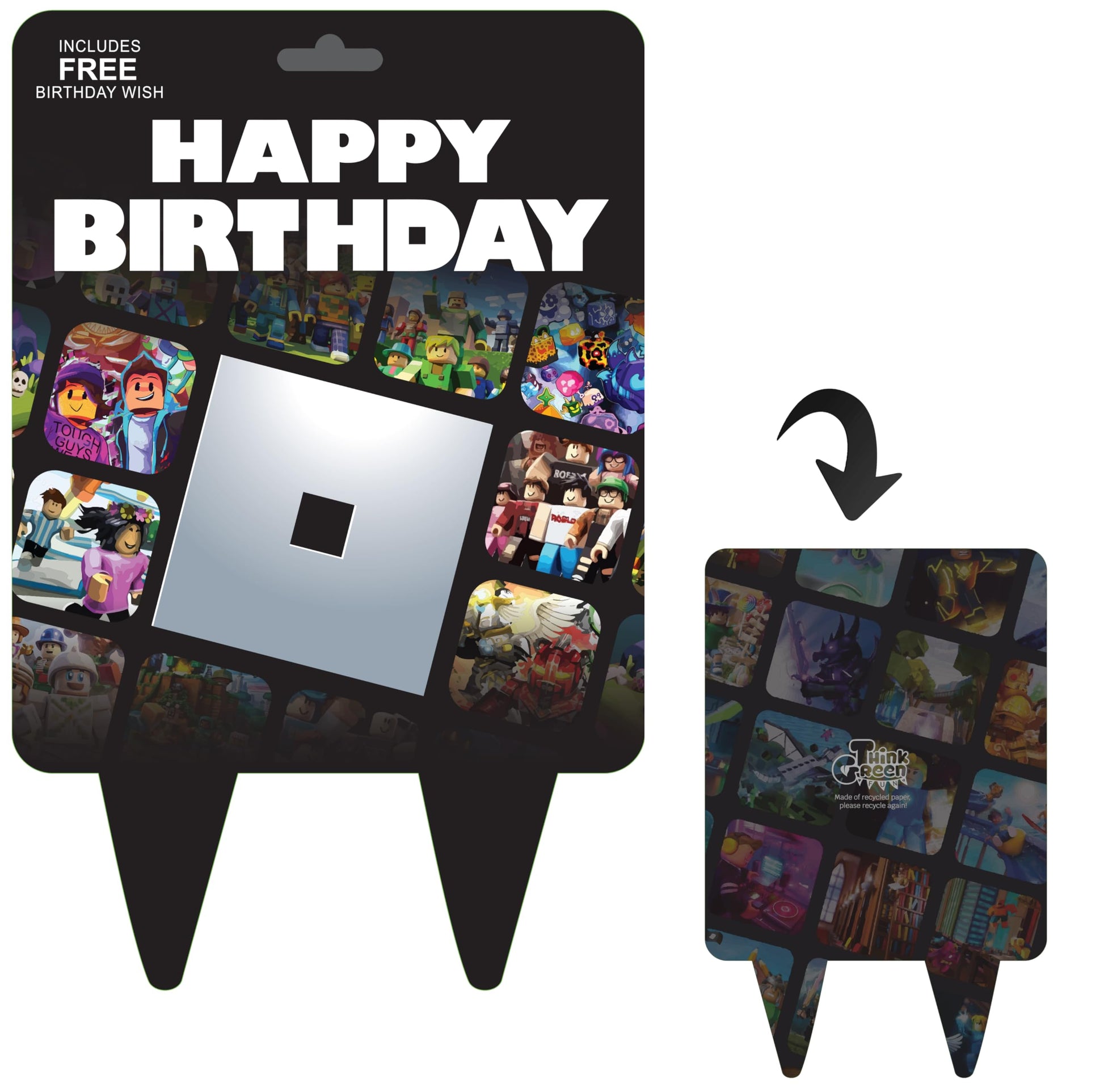 Blox GC Video Game Birthday Cake Topper Ro Gamer Party Decor