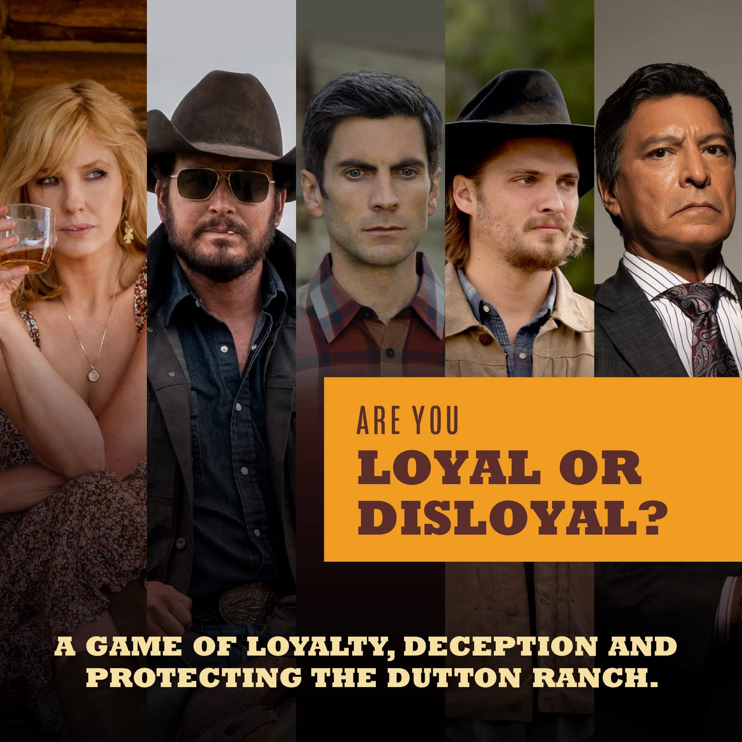 Yellowstone Party Game - Social Game of Accusations, Betrayal and Fun - Defend The Dutton Ranch and Prove Your Loyalty (17+)