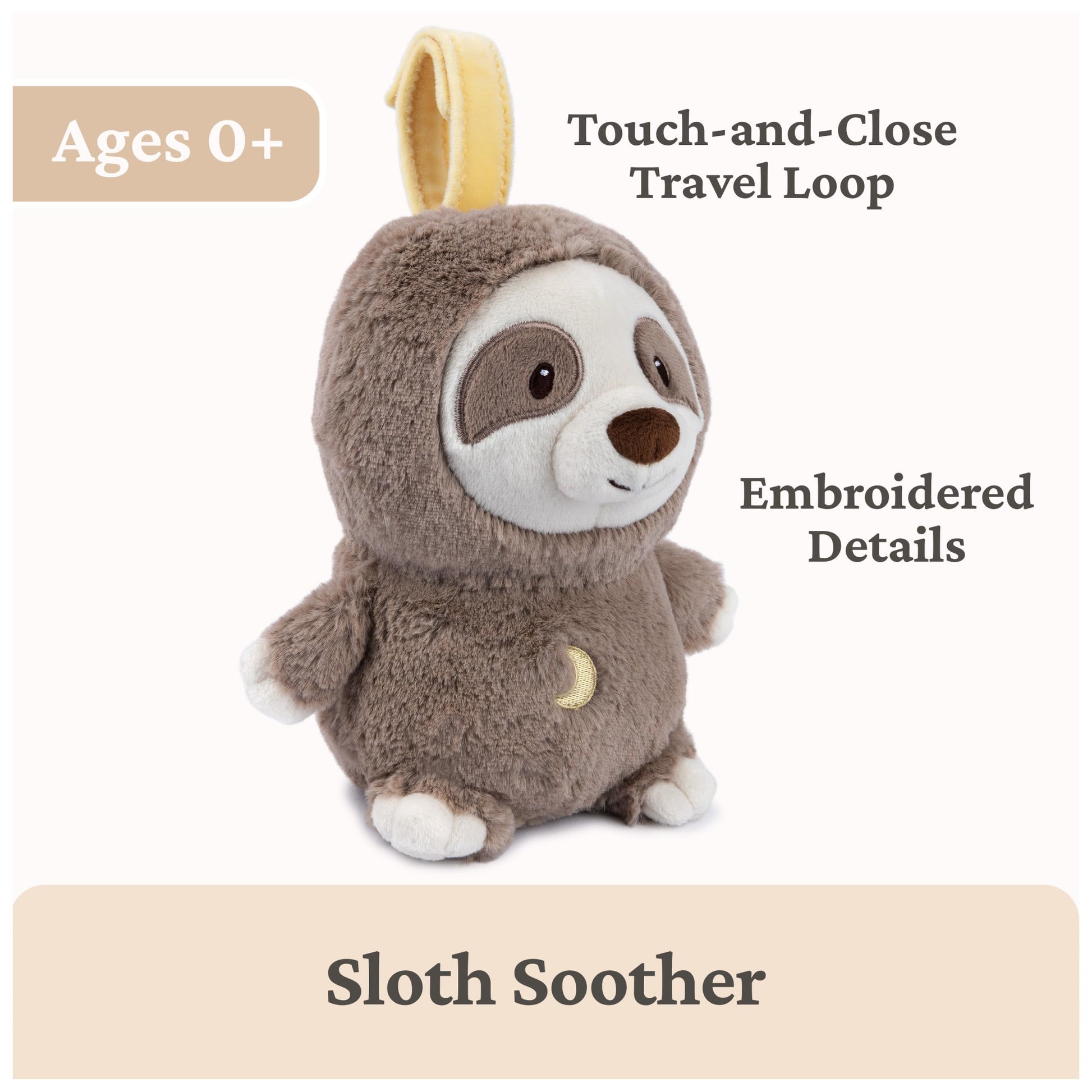 GUND Baby Lil’ Luvs Sloth Soother 6-Inch Stuffed Anima for Ages 0+