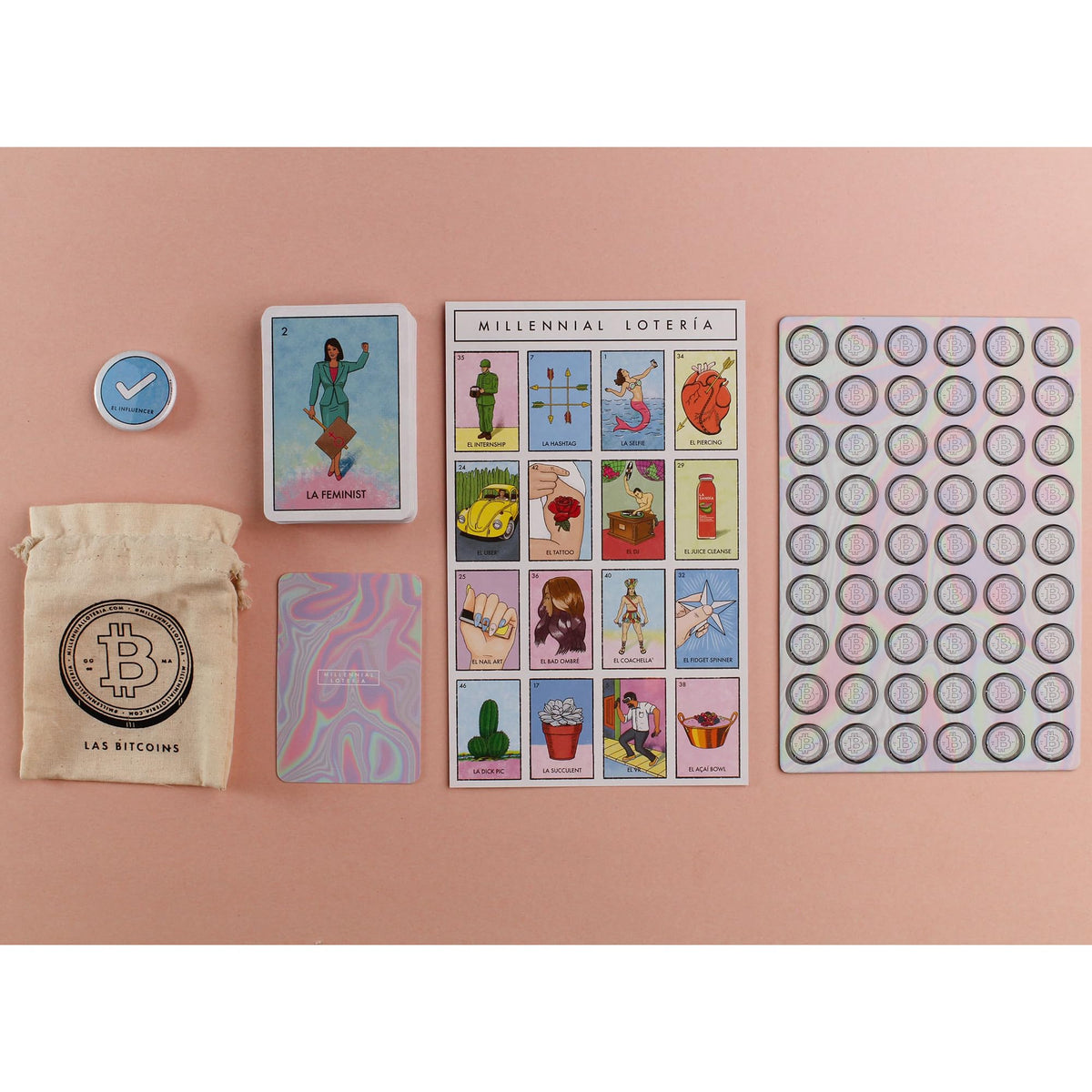 Millennial Loteria - Parody Mexican Bingo Party Game, Hilarious Matching Card Game, Nostalgia & Iconic Generation Humor, Adults Age 18+, 2-10 Players