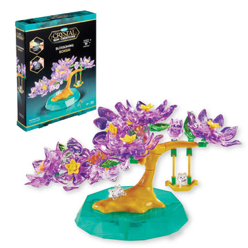 Crystal Gem Creations Blossoming Bonsai Kit by RoseArt, 240+ Pieces, Great for Adults, Tweens and Children Ages 8+