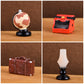 12Pcs Dollhouse Furniture Accessories Decor, Miniature Doll House Retro Home Appliances Ornaments, Mini Simulated Furniture Models for Pretend Play