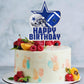 Cowboys Birthday Cake Topper Glitter Cowboys Birthday Party Decorations for Boy Birthday Party Supplies