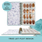 Spiral Penny Notebook by Pennybandz® - Pressed Penny Album Holds 224 Souvenir Coins | Lays Flat for Easy Viewing | Archival Quality Storage for