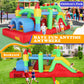 Whubefy 18.5x8.2FT Large Bounce House Obstacle Course for Big Kids 8-12/3-6
