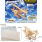 Puzzle 3D Nieuport 17 Airplane Model Puzzle - Wooden Airplane Toy Model Construction Kit, Educational Wooden Airplane Model Kit for Kids and Adults