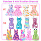 BJDBUS 50 Pcs Doll Clothes and Accessories, 2 Wedding Gowns 4 Fashion Dresses 2 Tops 2 Pants Outfits 2 Swimsuits Bikini 10 Shoes 10 Hangers 17
