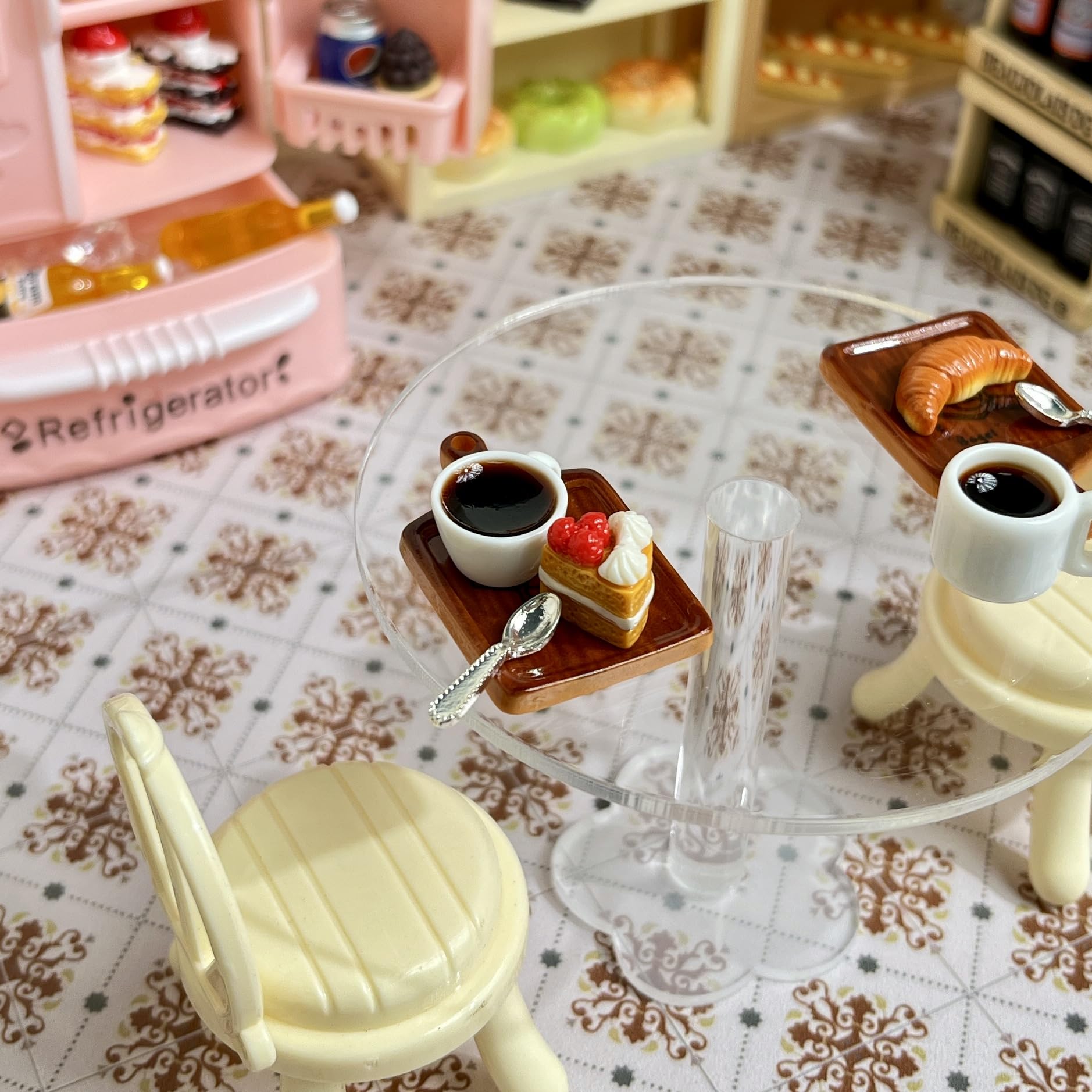 SAMCAMI Miniature Dollhouse Accessories, Mini Food, Mini Dollhouse Accessories, Miniature Things (No.1)