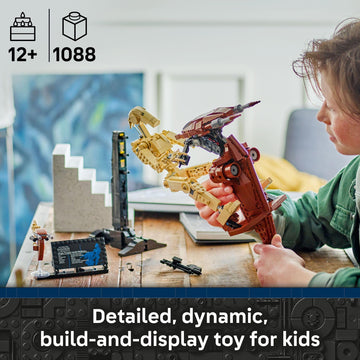 LEGO Star Wars: The Phantom Menace Battle Droid with STAP - Building & Learning Toy for Boys & Girls, Ages 12+ - Star Wars Toy & Model Kit - Gift Idea