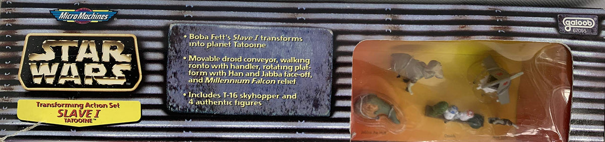 Star Wars Micro Machines Transforming Action Set Slave I Tatooine