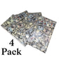 Oojami 4 Pack Dollar Bills Bling Bling Big Bucks Money Theme Table Cover Tablecloth Includes 20 Balloons Ideal for Birthday Decorations Party Supplies