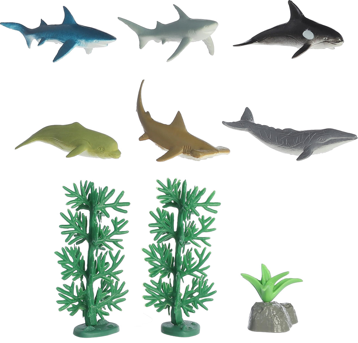 Aurora® Toys Timeless Habitat™ Mini Ocean Play Figures Toy - Imaginative Play - Unplugged Play - Multicolor 6 Inches