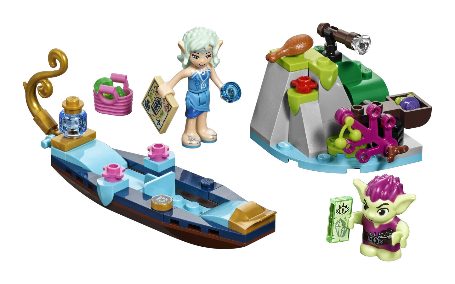 LEGO Elves Naida's Gondola & The Goblin Thief 41181 Building Kit (67 Pieces)