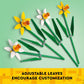 LEGO Daffodils - Building Toy for Kids, Girls and Boys, Ages 8+ - Birthday Gift for Kids - Artificial Daffodil for Bedroom Decor and Display - 40747