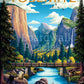 Boardwalk Yosemite 210 Piece Personal Puzzle, Jigsaw Puzzles with Premium Box, California Gifts for Adults, 6"x8"