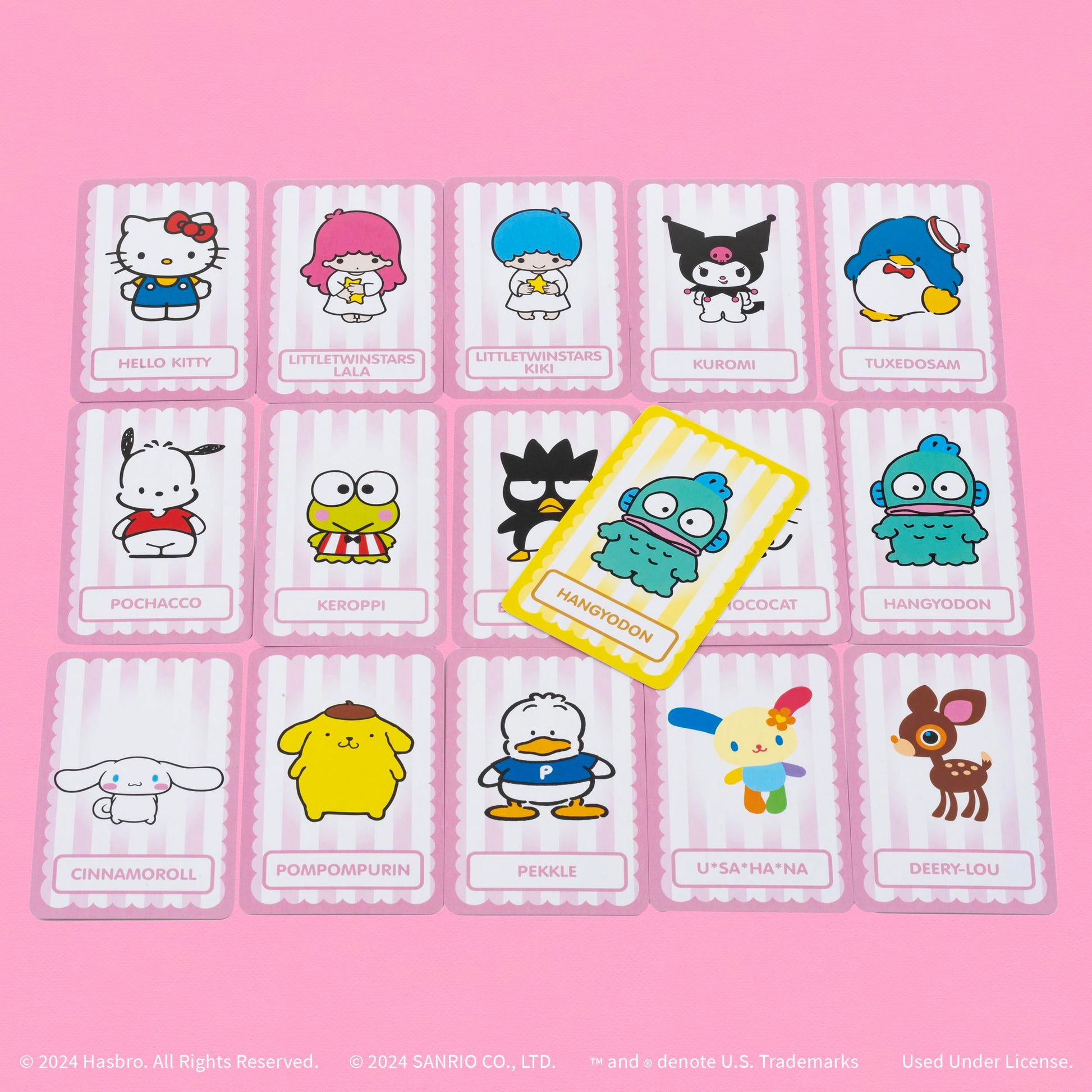 Guess WHO? Card Game: Hello Kitty and Friends, Featuring 20 Characters, My Melody, Kuromi, Badtz-Maru and More, Family Friendly Deduction Game
